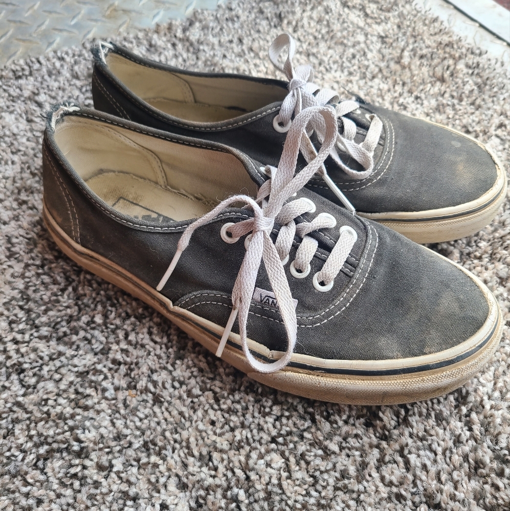 Vans Black Canvas Sneakers